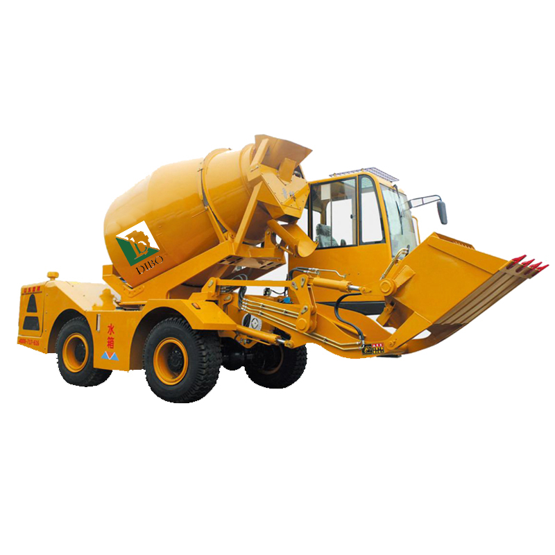 Self Loading Concrete Mixer Truck,wheel loader,dibo machinery