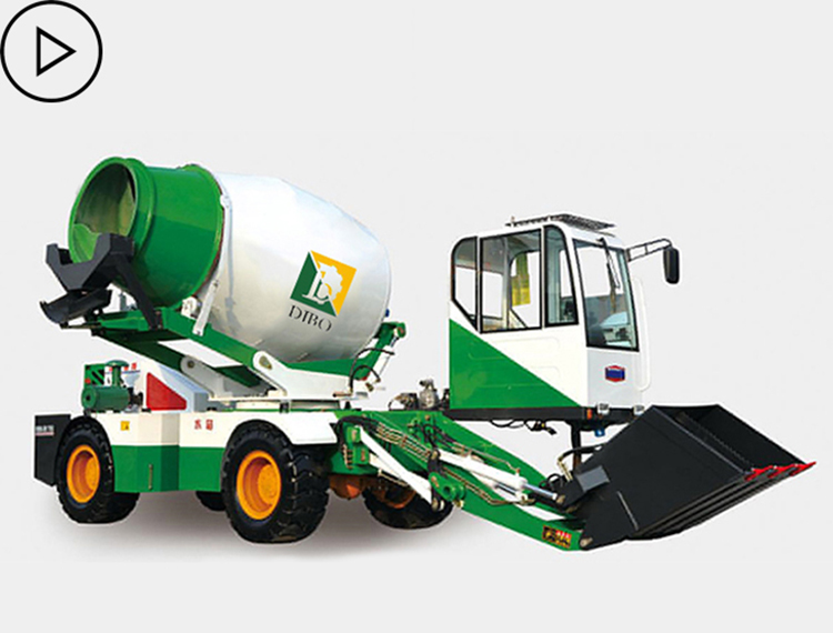 1.2 CBM Self Loading Concrete Mixer Truck