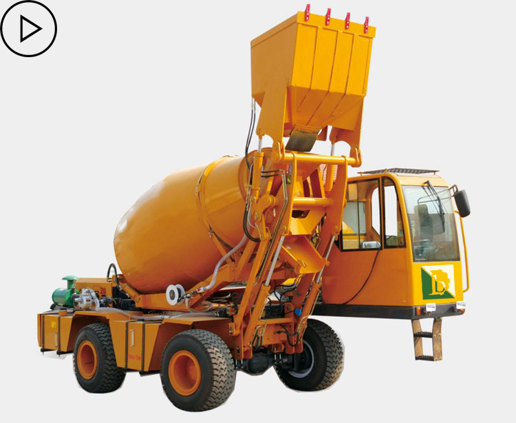 2.6m3 self-loading Concrete Machine Small self feeding 3.5m3 self